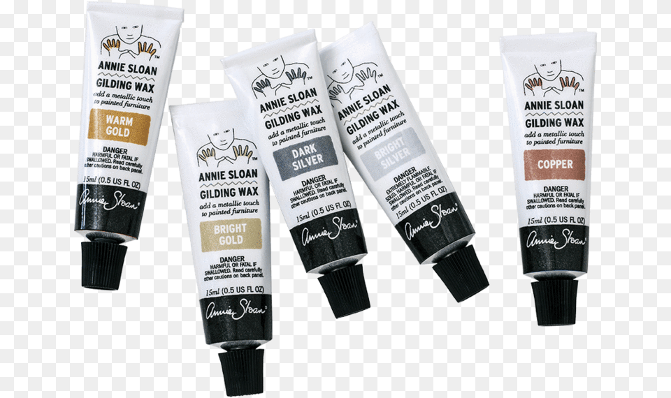 Metallic Gilding Wax 15ml Tube Annie Sloan, Bottle, Cosmetics, Sunscreen Png