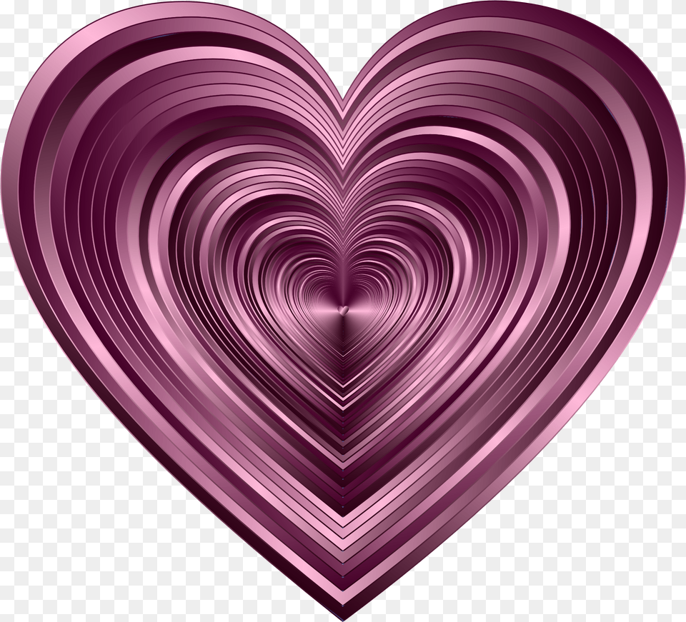 Metallic Purple Heart Free Image Psychedelic Art Png