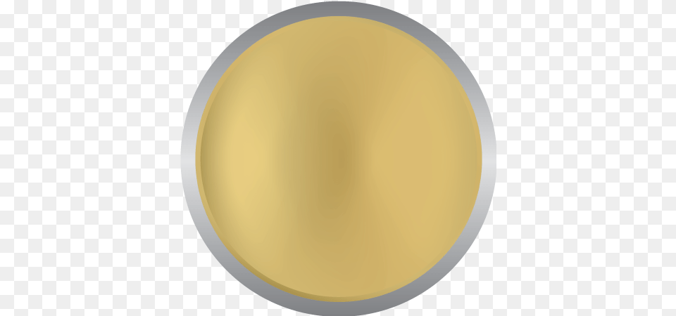 Metallic Reflective Gold Circle, Food, Meal Free Png