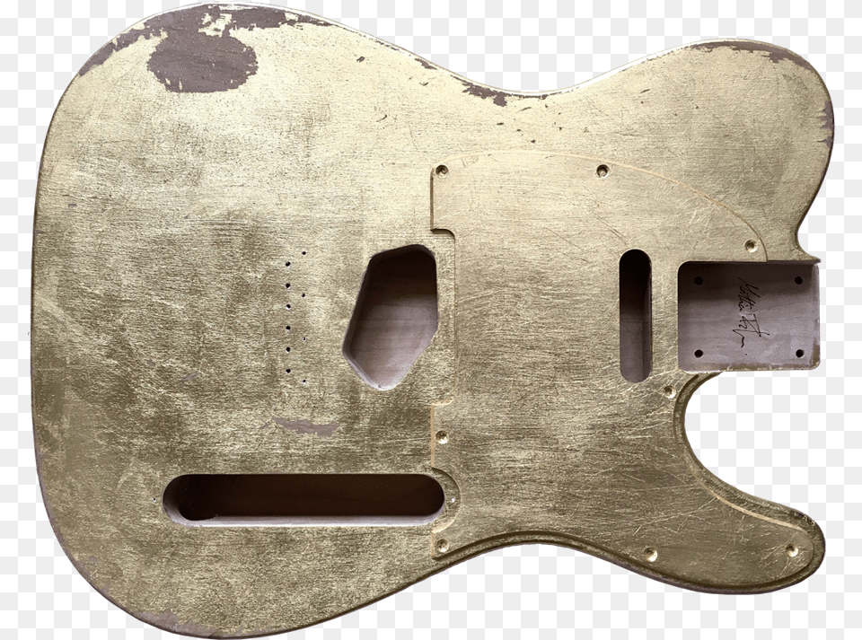 Metallic Relic Mars Body Telecaster Aged Gold, Guitar, Musical Instrument, Paint Container, Palette Png Image