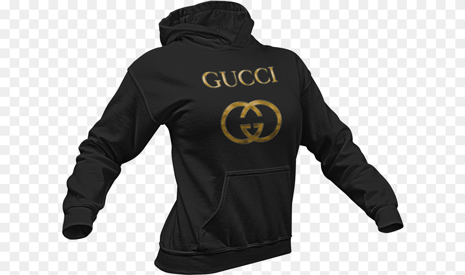 Metallic Vinyl Gucci Logo Hoodie Hoodie Cannibal Corpse Merch, Clothing, Sweater, Knitwear, Hood Free Transparent Png