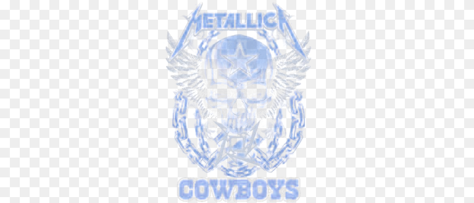 Metallica Band Skull Dallas Cowboys Angel Shirt Automotive Decal, Emblem, Symbol Free Png Download