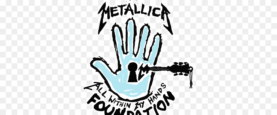 Metallica Day Of Service Lazer, Clothing, Glove, Stencil, Baseball Png Image