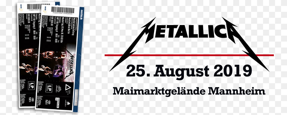 Metallica Death Magnetic, Paper, Text, Ticket Free Transparent Png