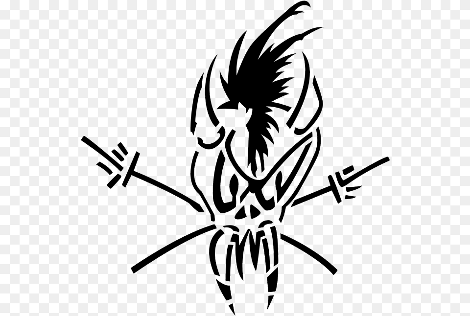 Metallica Drawing Clipart Transparent Library Metallica Scary Guy Tattoo, Gray Png Image