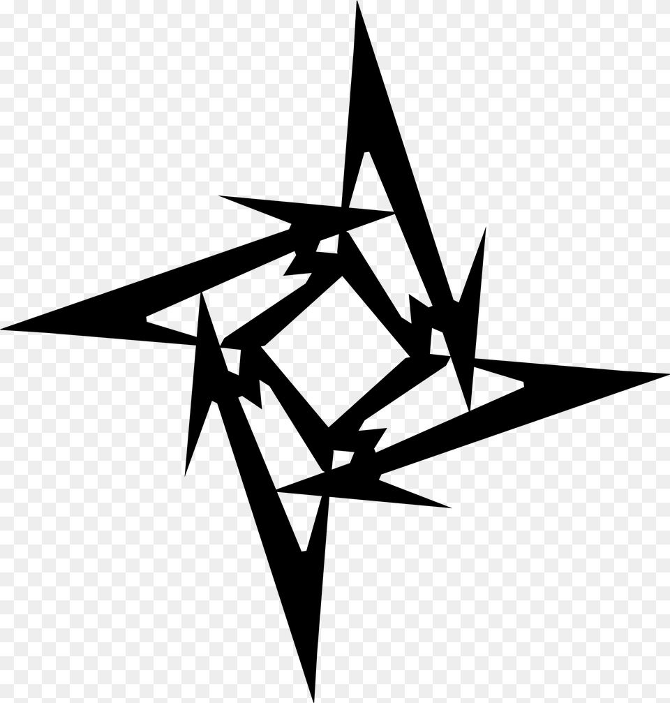 Metallica Ninja Star Logo, Gray Free Png Download