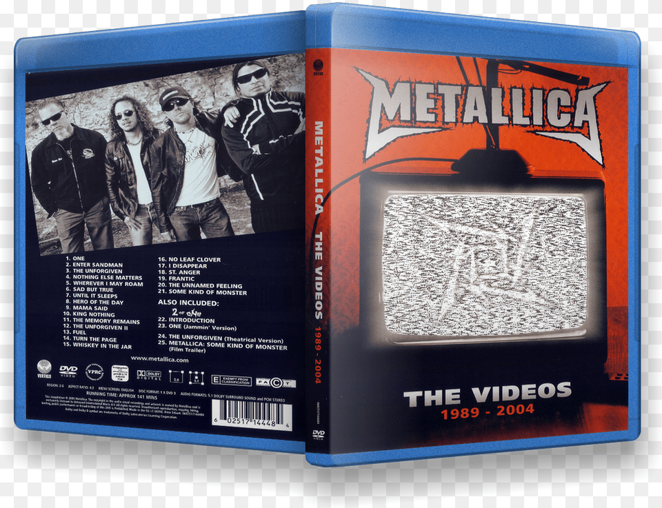 Metallica The Videos 1989 2004 Dvd, Adult, Person, Man, Male Free Png Download