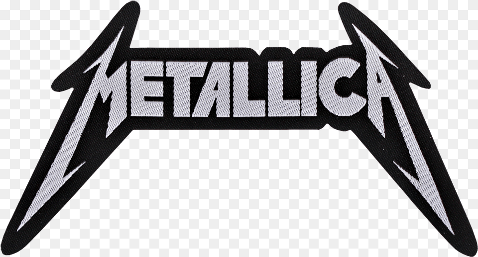 Metallica White Band Logo Background, Emblem, Symbol, Text, Aircraft Free Transparent Png