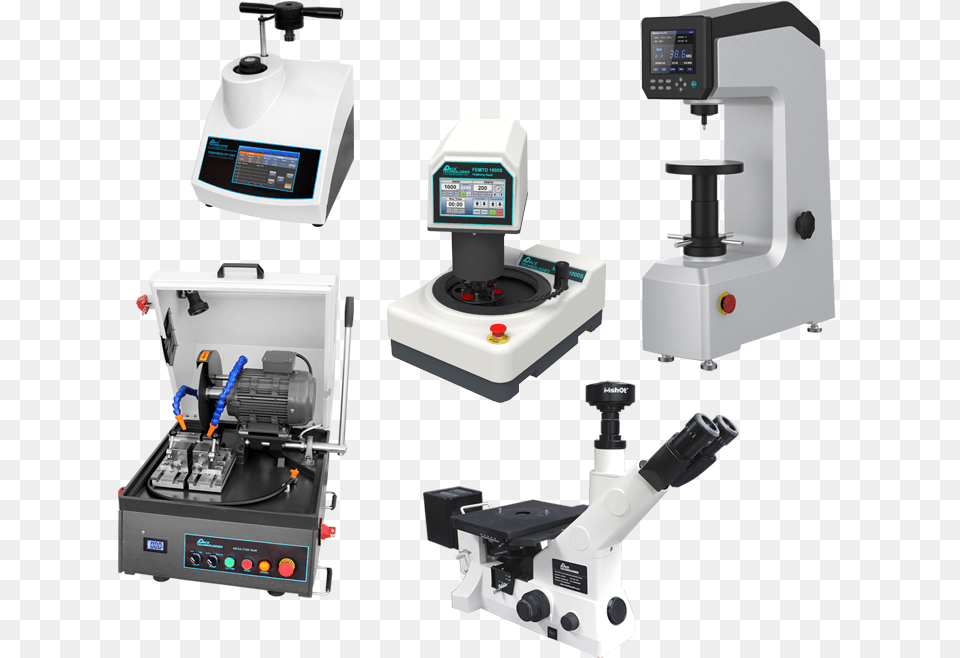 Metallographic Cutting Machine, Microscope, Device, Grass, Lawn Free Png