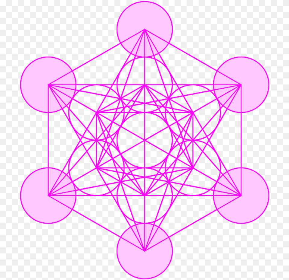 Metatron Cube, Sphere, Purple, Lighting Png