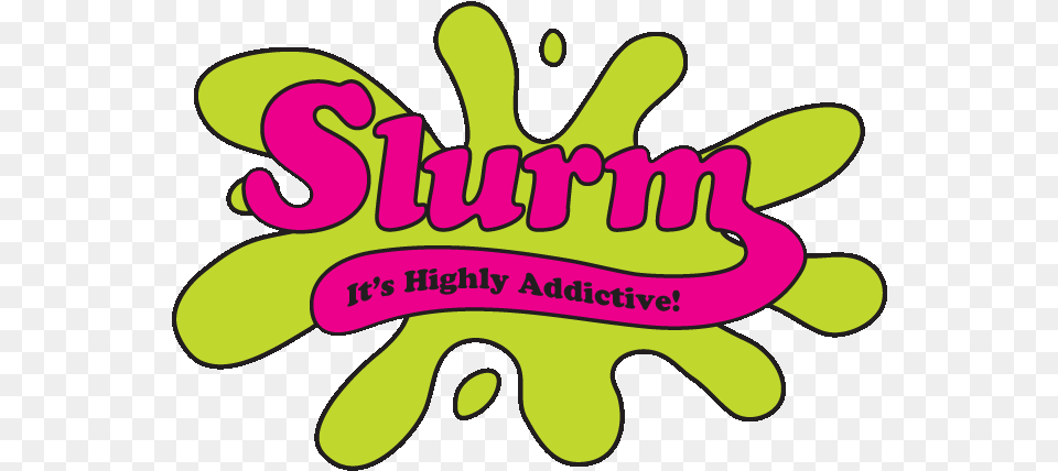 Metee Highly Addictive Slurm Logo, Sticker, Purple Png