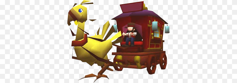 Meteor Clipart Ffvii Final Fantasy Chocobo Cart, Bulldozer, Machine Free Transparent Png