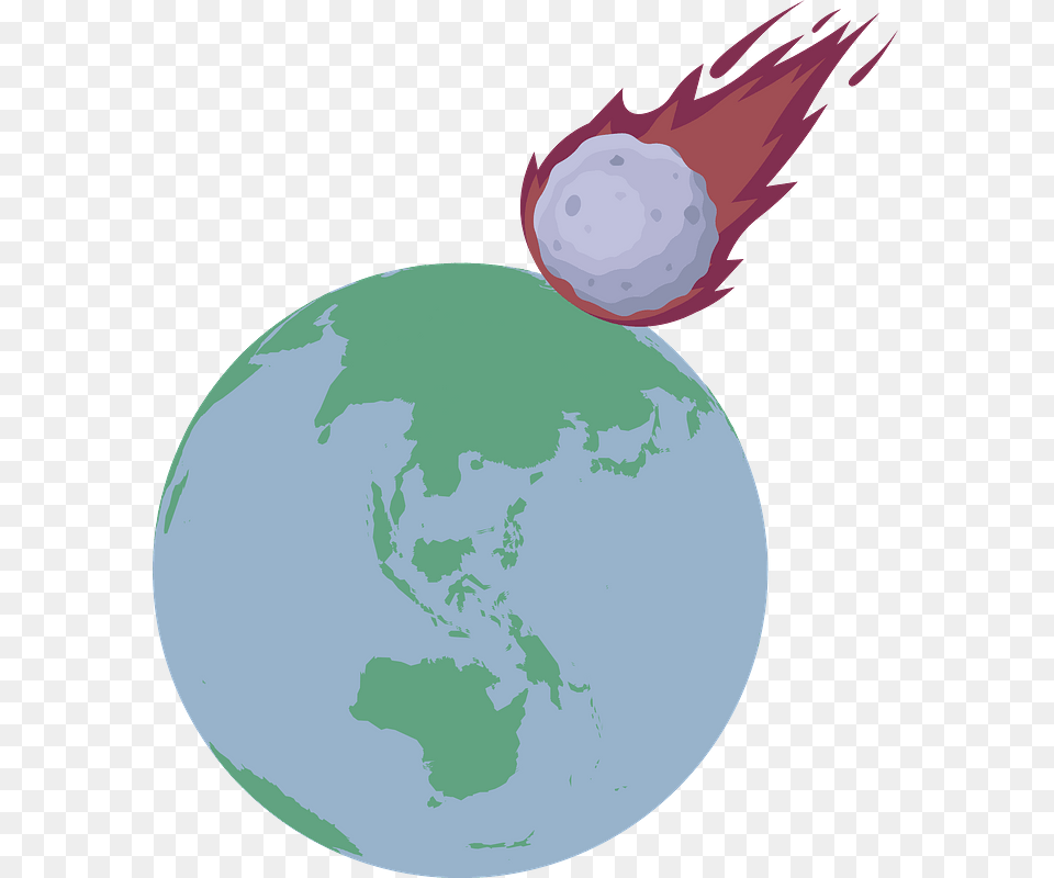 Meteor Falling On Earth Clipart Earth, Sphere, Ball, Golf, Golf Ball Free Png Download