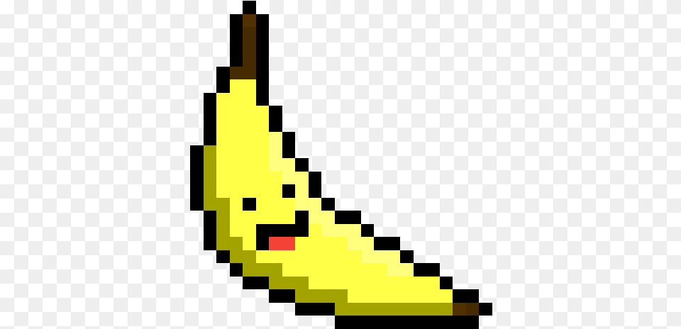 Meteor Pixel Art, Banana, Food, Fruit, Plant Free Png Download