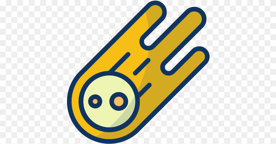 Meteor Space Asteroid Icon Of Filled Outline Dot, Cutlery, Clothing, Glove, Spoon Free Transparent Png