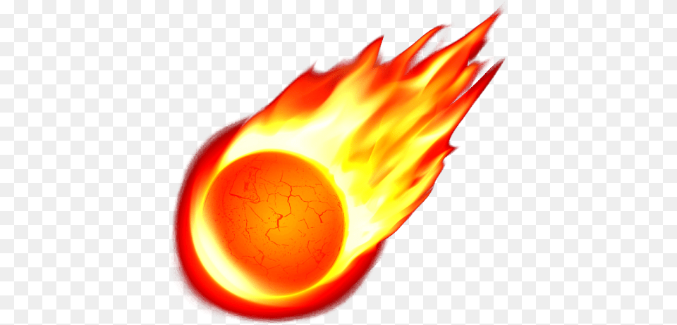 Meteor Transparent, Fire, Flame, Nature, Outdoors Png Image