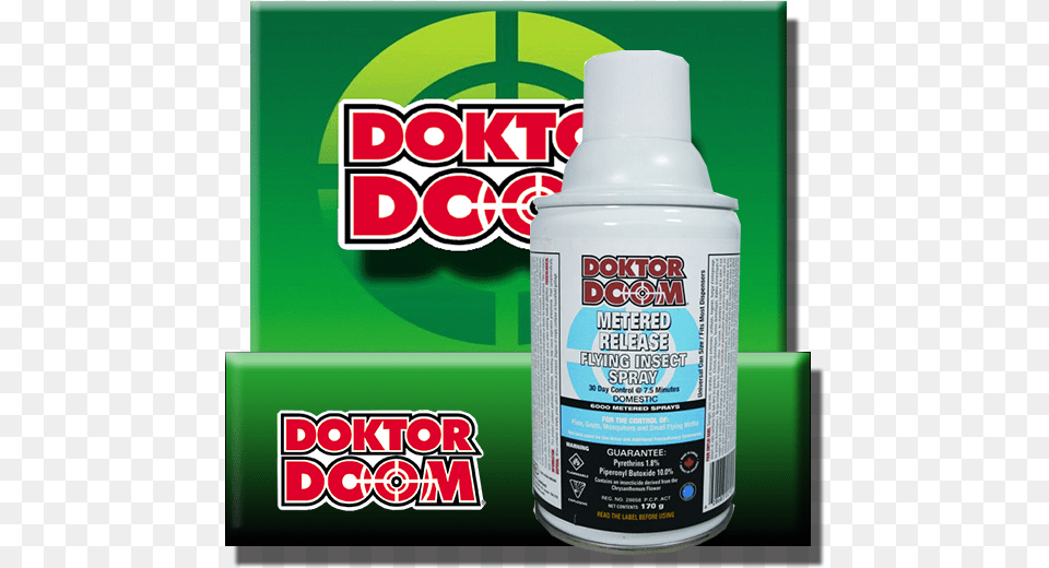 Metered Spray By Doktor Doom Doktor Doom House Amp Garden Insecticide Spray, Can, Spray Can, Tin Free Png Download