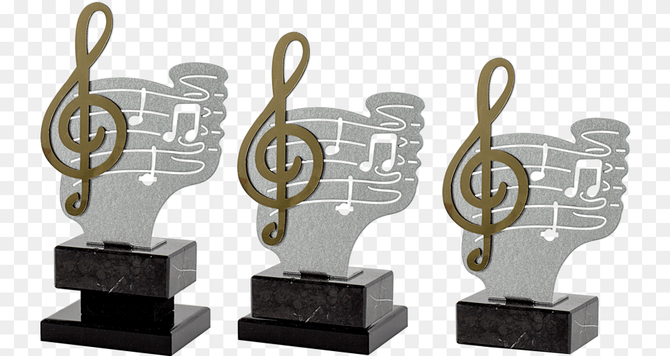 Methacrylate Trove Clave Sol Trophy Notas Musicales Trofeo, Cross, Symbol Free Png Download