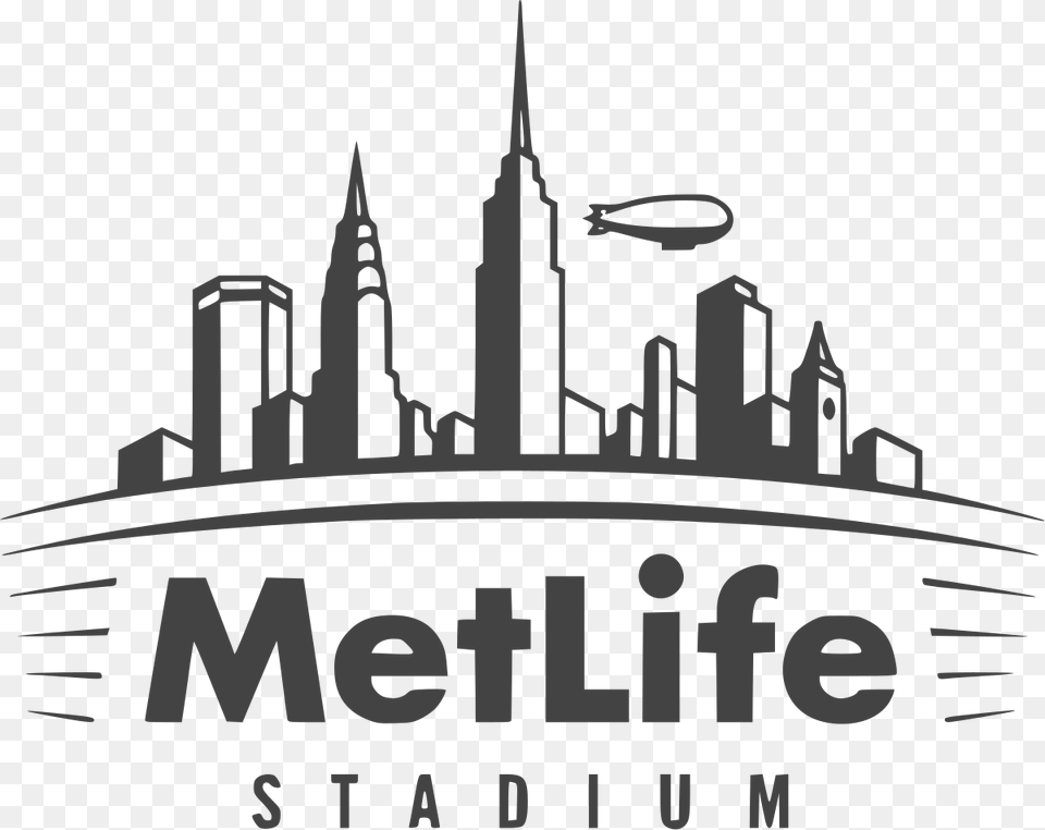 Metlife Stadium Nfl New York Giants Vector Graphics Metlife Stadium Jets Logo, Architecture, Building, Spire, Tower Free Transparent Png