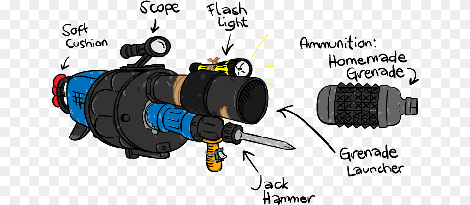 Metro 2033 Grenade Launcher, Device, Power Drill, Tool Png