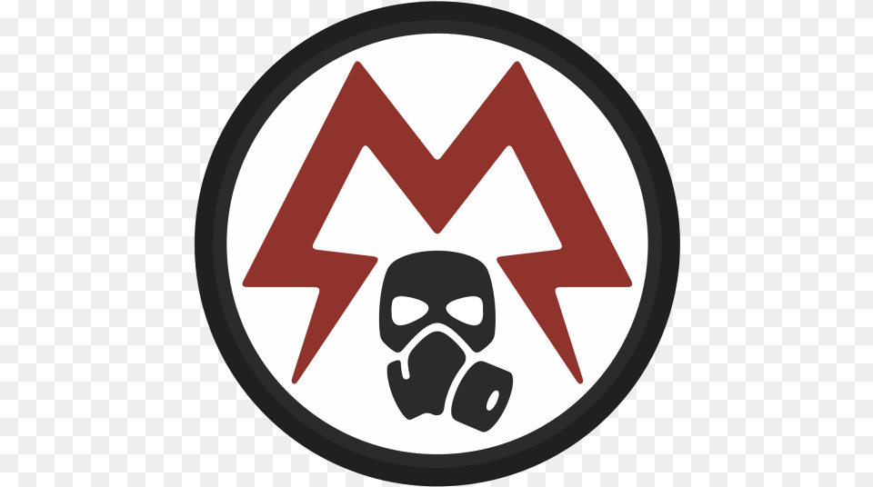 Metro Exodus Rubber Patch Logo Metro Exodus Logo, Sticker, Symbol, Sign, Person Free Transparent Png