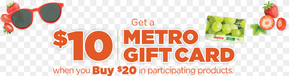 Metro 10 Metro Gift Card For Buying 20 Of Sports Authority Coupon 2011, Accessories, Sunglasses, Berry, Food Free Transparent Png