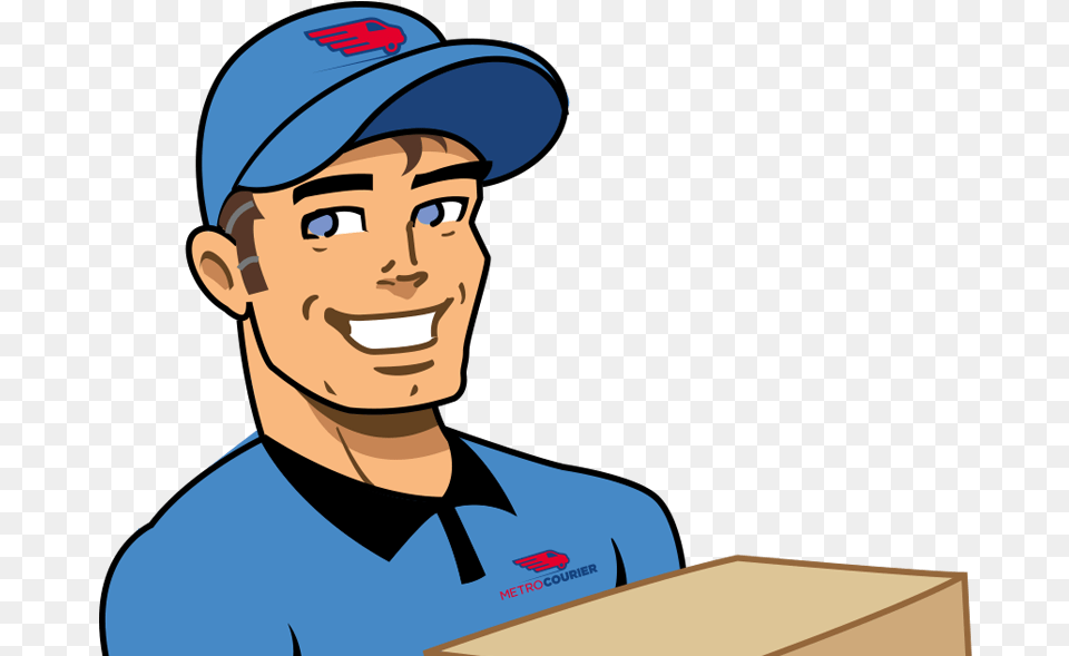 Metro Man Cartoon, Person, Package Delivery, Box, Package Png