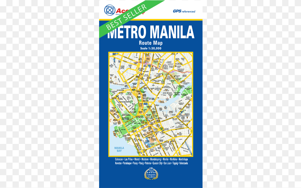 Metro Manila Road Map, Chart, Plot, Atlas, Diagram Free Transparent Png