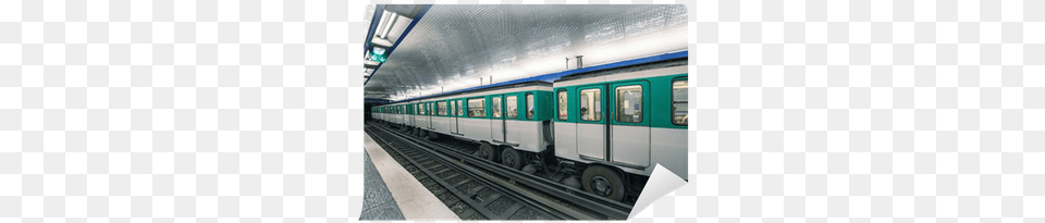 Metro Train In Paris Paris Underground Train, Railway, Subway, Terminal, Train Station Free Png