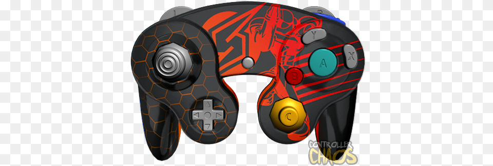 Metroid Gamecube Controller, Electronics, Ball, Football, Soccer Png Image