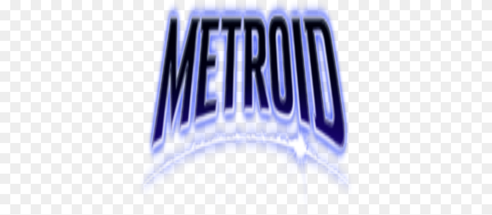 Metroid Logo Roblox Electric Blue, Light, Neon Png Image