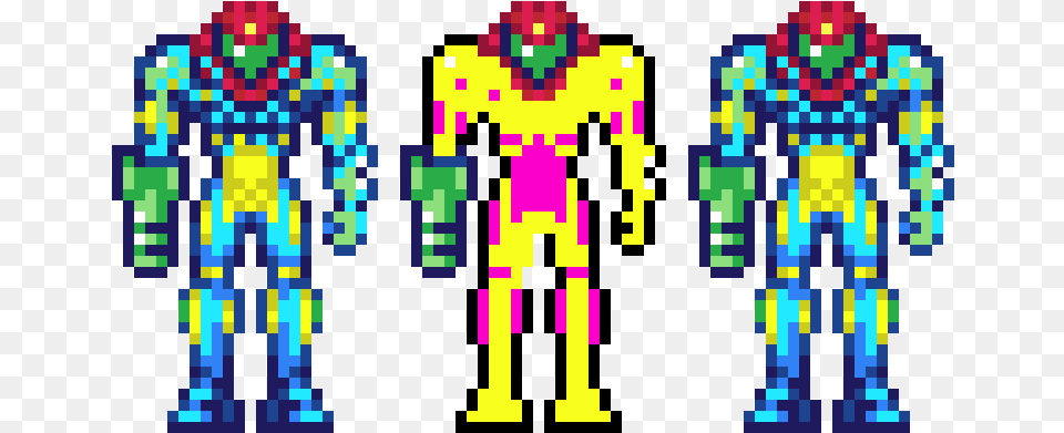 Metroid Prime Pixel Art, Person Free Png Download