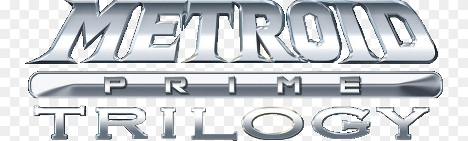 Metroid Prime Trilogy Title, Logo, Symbol, Text, Emblem Png