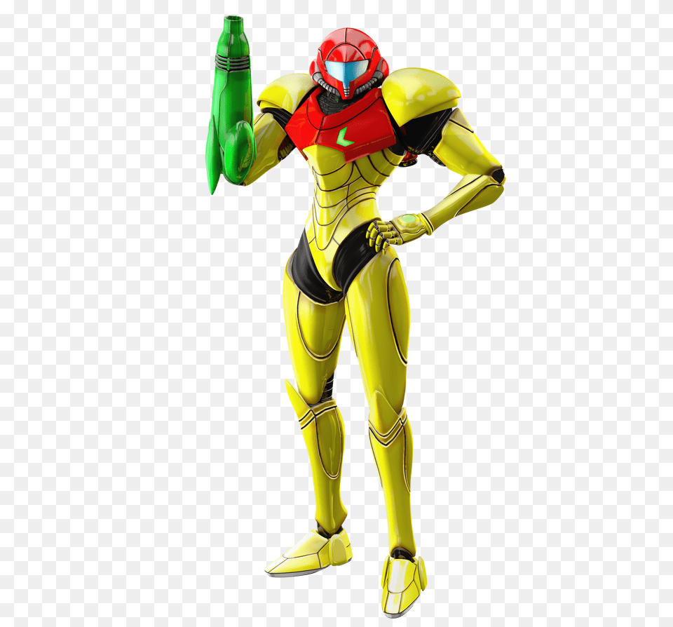 Metroid Samus Power Suit Render, Adult, Female, Helmet, Person Free Transparent Png