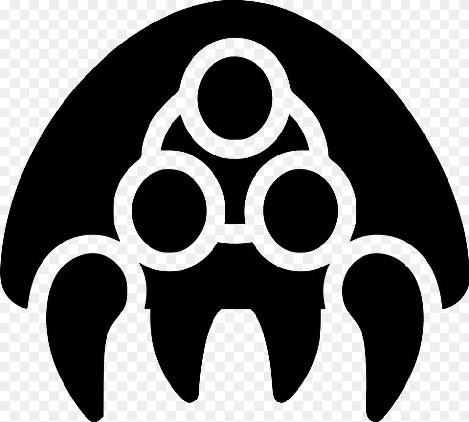 Metroid Symbiote Circle, Electronics, Hardware, Stencil, Logo Free Transparent Png