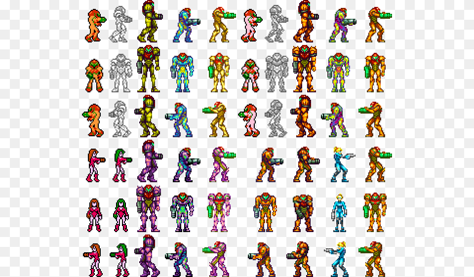 Metroid Zero Mission Samus Sprites, Person, Book, Comics, Publication Free Transparent Png