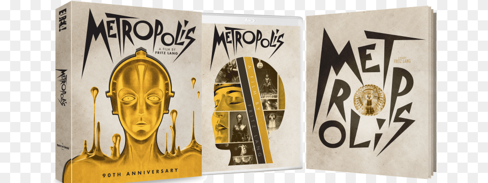 Metropolis 90th Anniversary Limited Edition Boxed Set Metropolis 90th Anniversary Edition, Advertisement, Book, Poster, Publication Png Image
