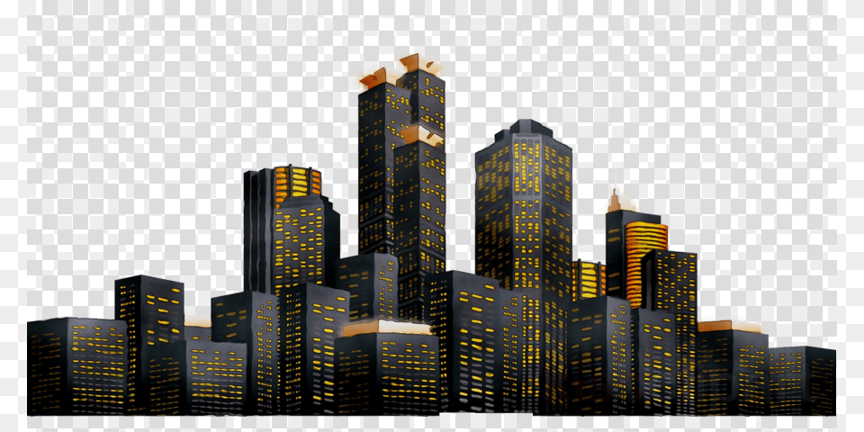 Metropolis Clipart Lighting Photonight Auckland Harbour Cartoon Alien Space Ship, Architecture, Skyscraper, Office Building, High Rise Free Png