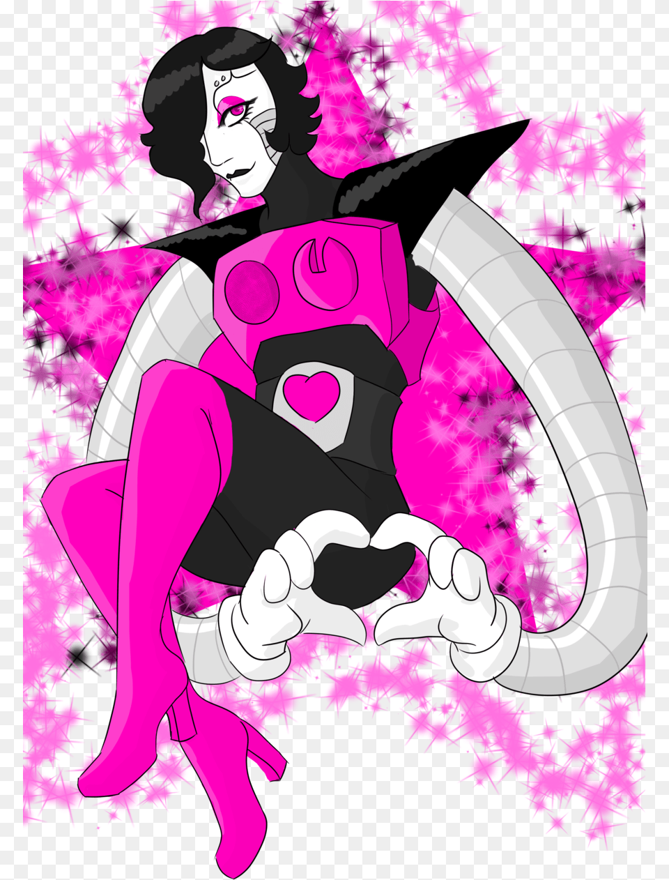 Mettaton, Purple, Publication, Book, Comics Free Png Download