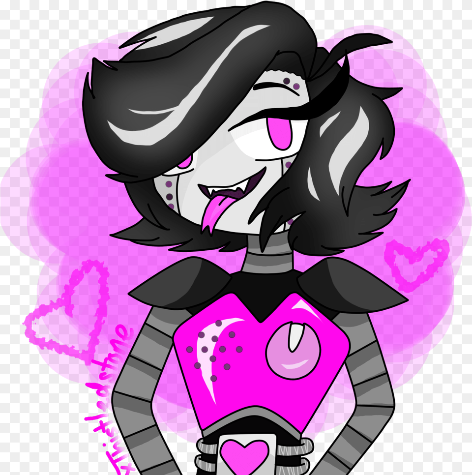 Mettaton Finished For Salvadore Cartoon, Purple, Book, Comics, Publication Png