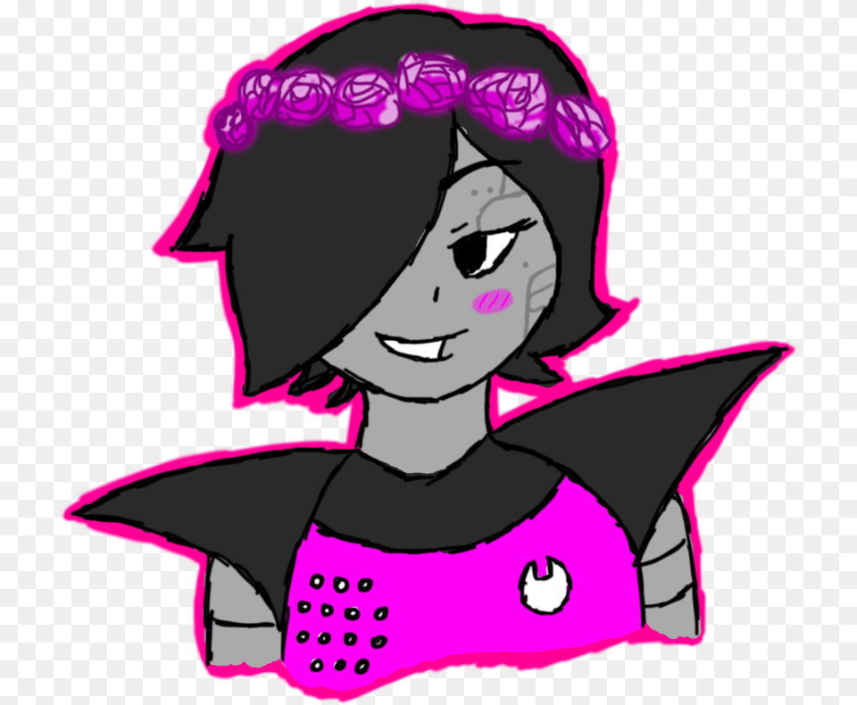 Mettaton Flower Crown By Prince Galaxii Portable Network Graphics, Baby, Book, Comics, Person Free Transparent Png