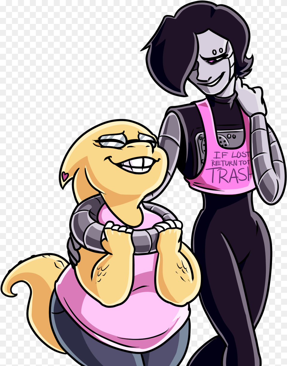 Mettaton Ilu But Youre A Trash Friend Go To The Mettaton X Alphys, Book, Comics, Publication, Person Free Png Download