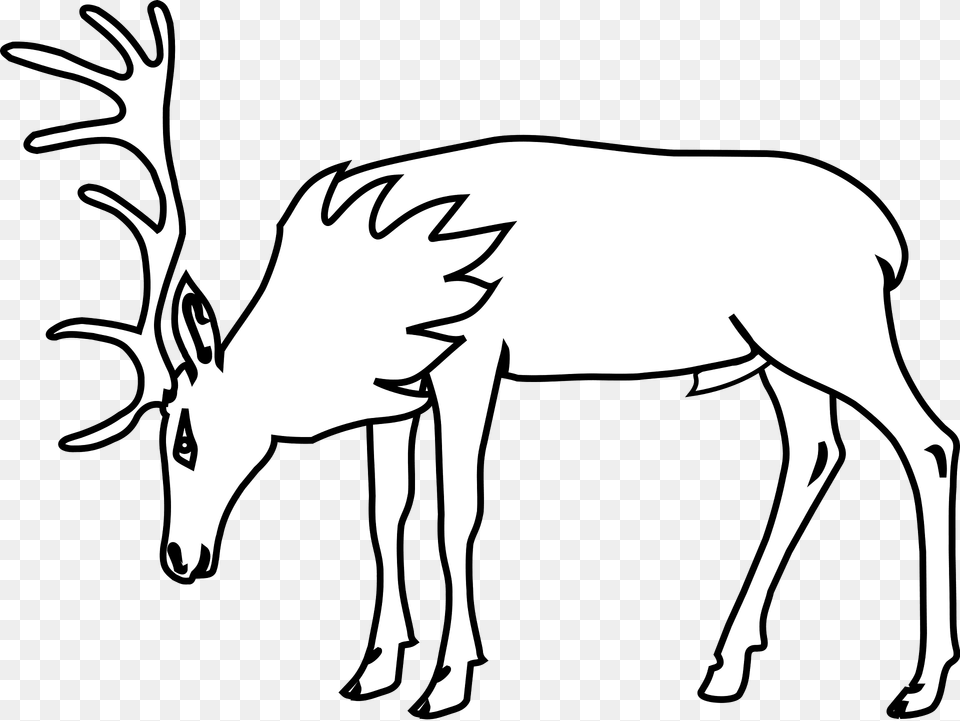 Meuble Hraldique Cerf Buvant Clipart, Animal, Deer, Mammal, Wildlife Free Png Download
