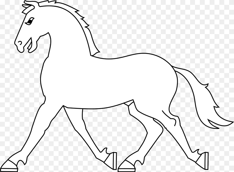 Meuble Hraldique Cheval Passant1 Clipart, Animal, Colt Horse, Horse, Mammal Free Png