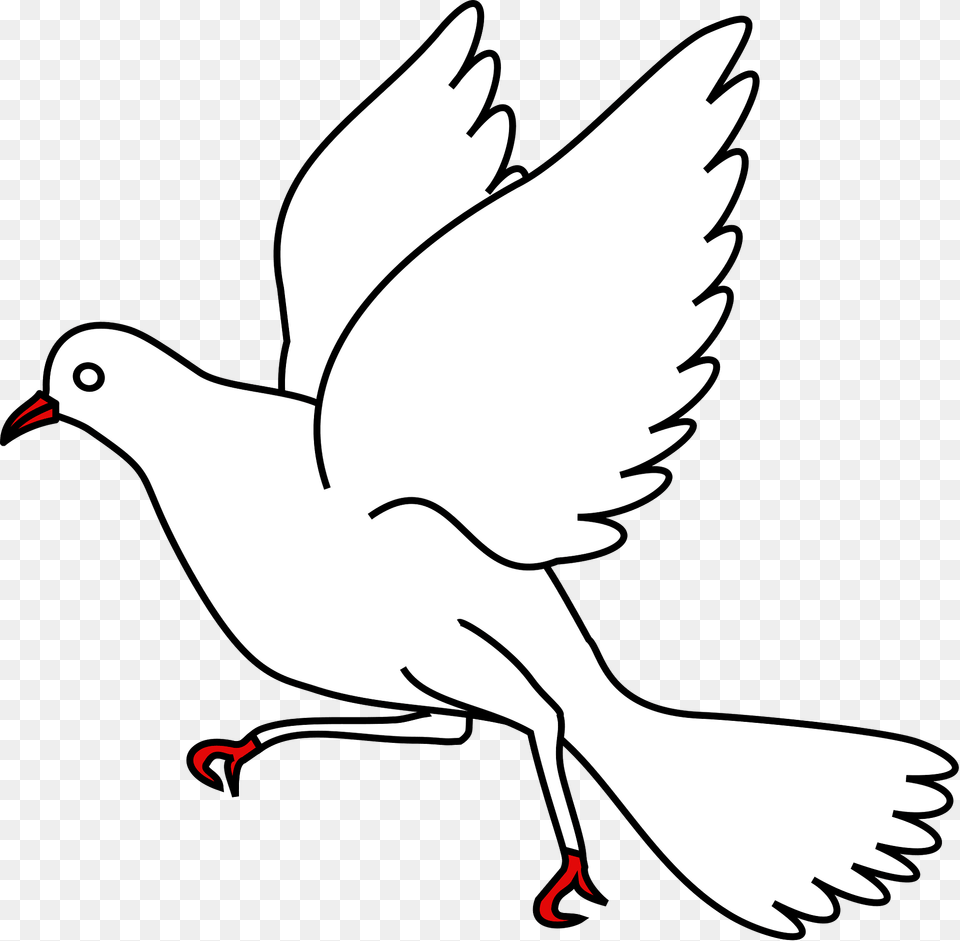 Meuble Hraldique Colombe Essorante Pied Dextre Lev Clipart, Animal, Bird, Pigeon, Dove Free Png
