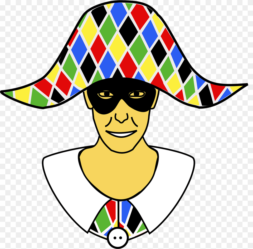 Meuble Hraldique Tete Arlequin Clipart, Clothing, Hat, Face, Head Free Transparent Png