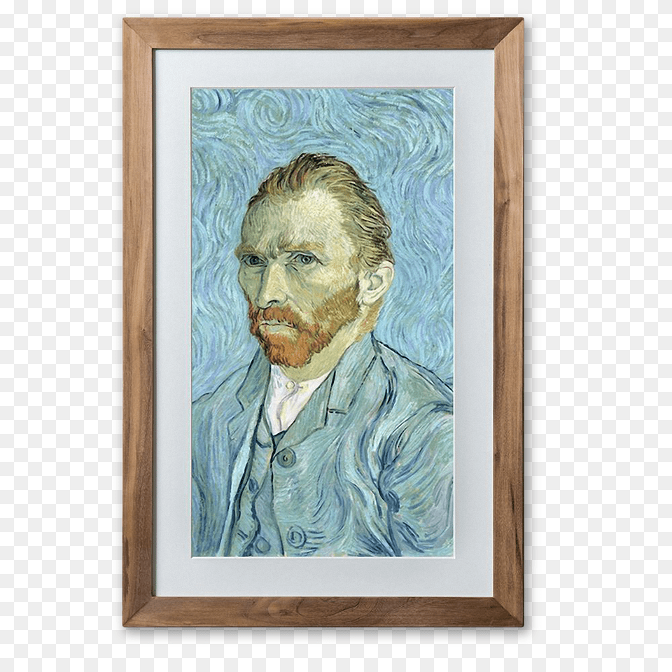 Meural Digital Art Canvas Winslow Vincent Van Gogh Paintings, Painting, Adult, Male, Man Free Png