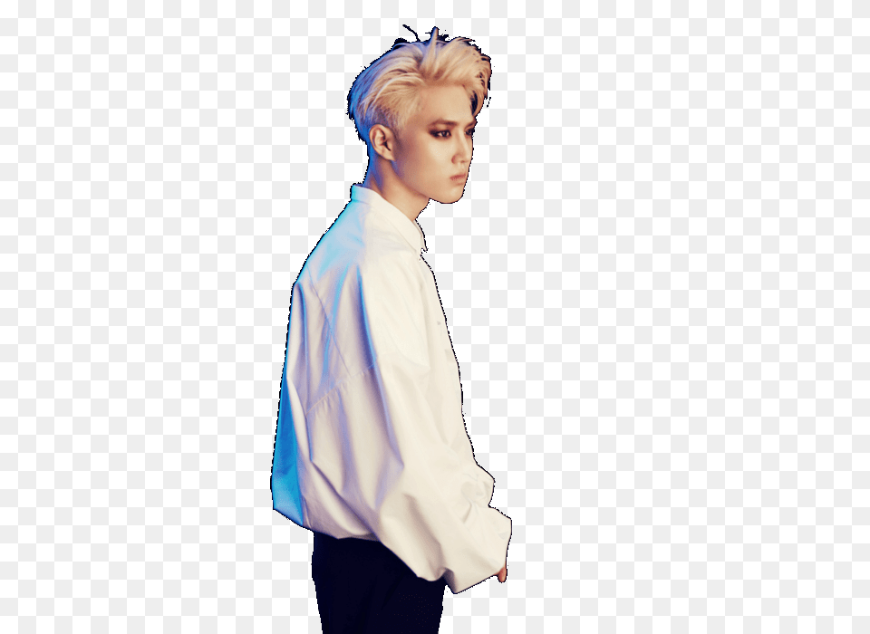 Meus Exo Suho And Over Dose, Blonde, Shirt, Person, Long Sleeve Free Png