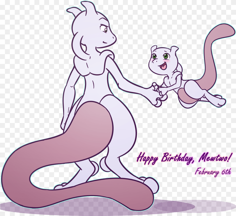 Mew And Baby Mewtwo, Book, Publication, Animal, Bear Png Image