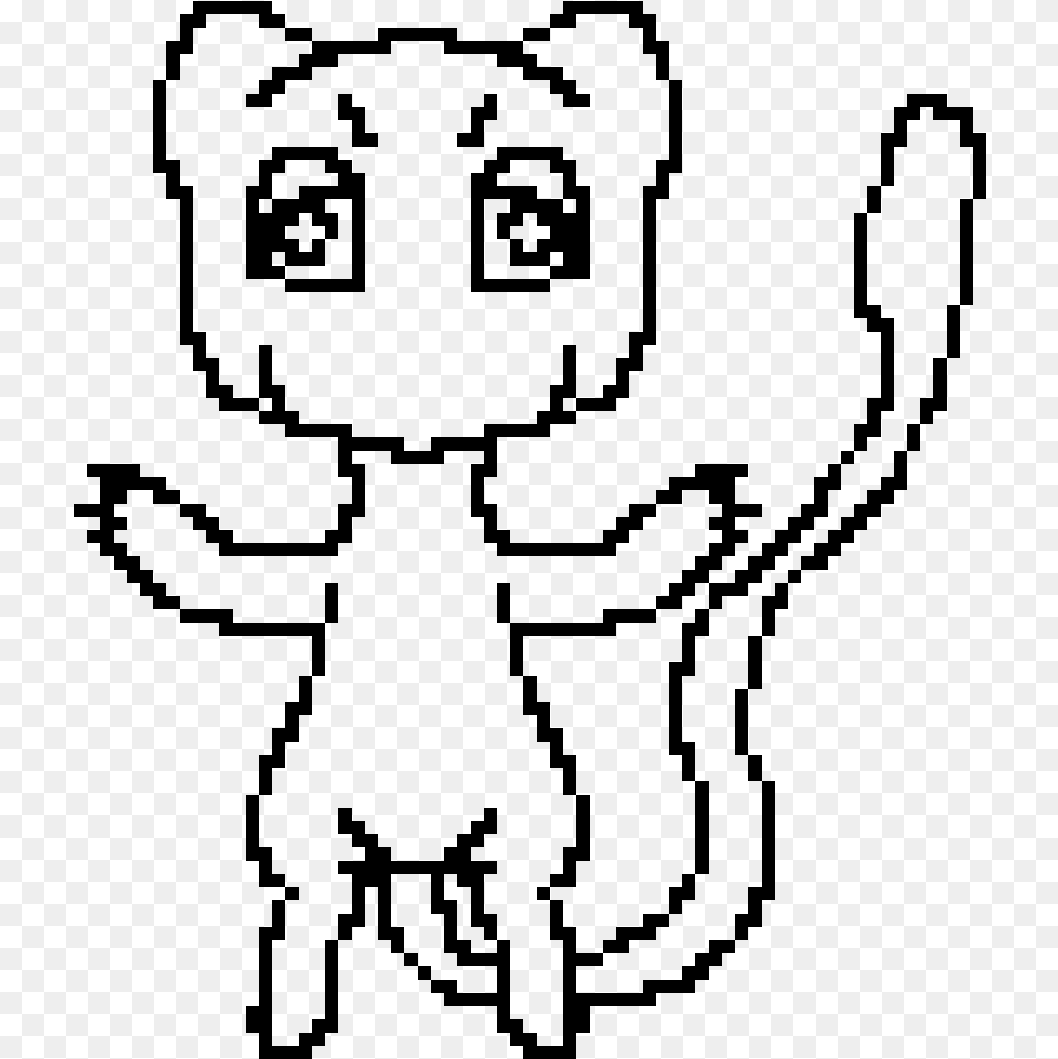 Mew Coloring Kitty Tubeyt Mew Kitty Cartoon, Gray Png